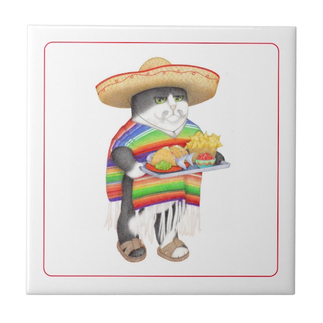 WENDELITO 4.25"x4.25" Keramik Tile Fliese (Vorderseite)