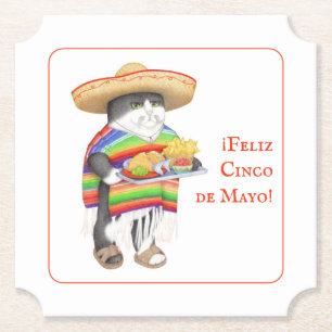 WENDELITO Cinco de Mayo Ticket Papier Untersetzer