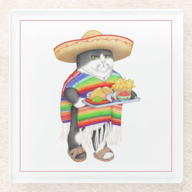 WENDELITO Glasgetränkekasten Glasuntersetzer (Vorderseite)