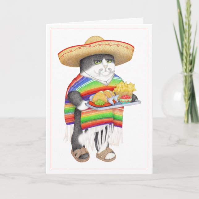 WENDELITO Spanish Christmas Card Feiertagskarte (Vorderseite)