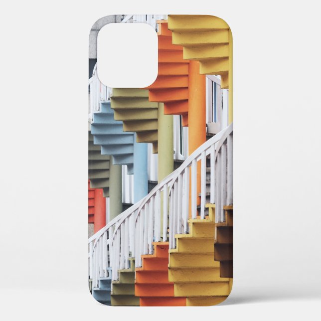 Wendeltreppen, mehrfarbig Case-Mate iPhone hülle (Rückseite)