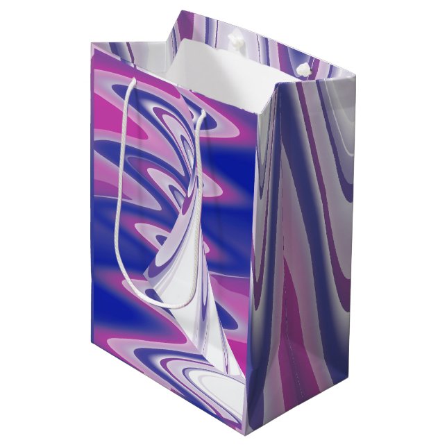 Wendewellen Mittlere Geschenktüte (Vorderseite Schrägansicht)