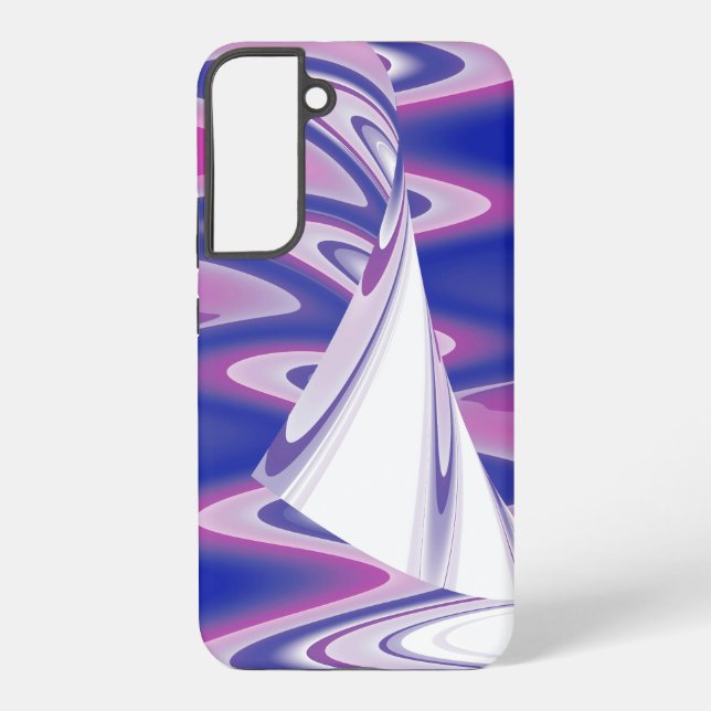 Wendewellen Samsung Galaxy Hülle (Rückseite)