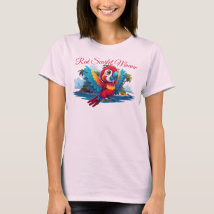 Wendezwerg des tropischen Regenwaldes des Papageie T-Shirt