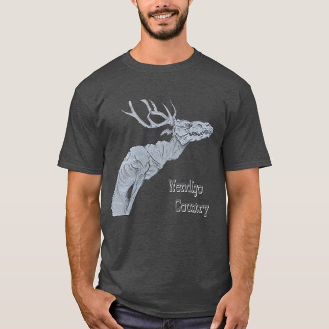 Wendigo Country Algonquian Folklore Men's Shirt (Vorderseite)