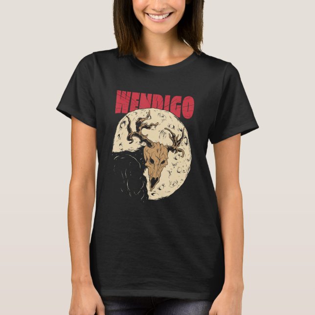Wendigo Monster T-Shirt (Vorderseite)