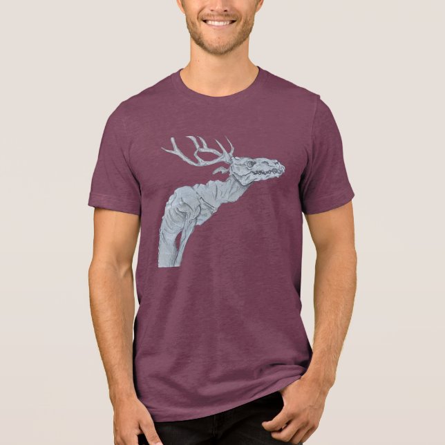Wendigo-Shirt Tri-Blend Shirt (Vorderseite)