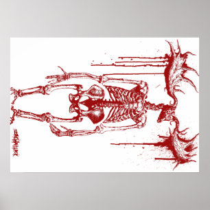 Wendigo Skeleton #2 Poster