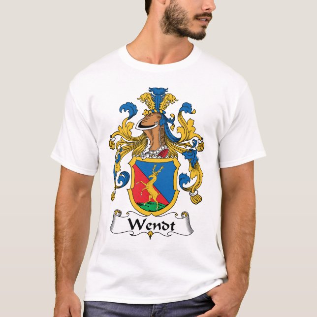 Wendt Familienwappen T-Shirt (Vorderseite)