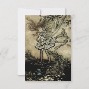 „Wendy Darling“ in Kensington von Arthur Rackham Dankeskarte