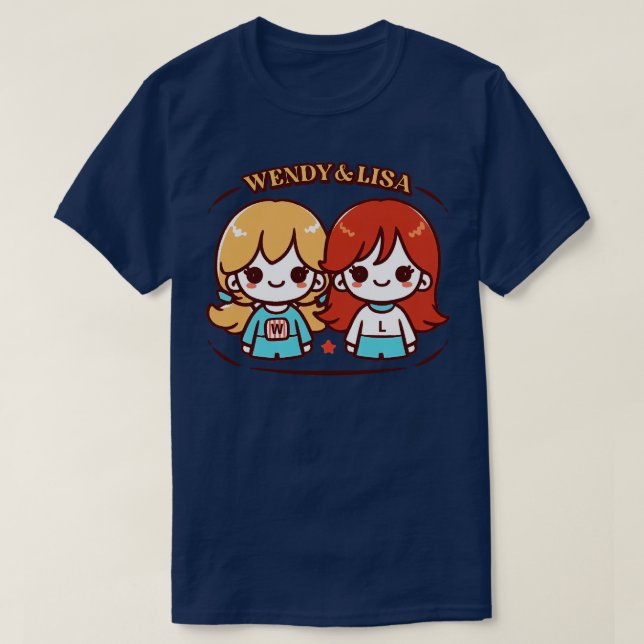 Wendy Lisa Fan Design T-Shirt (Design vorne)
