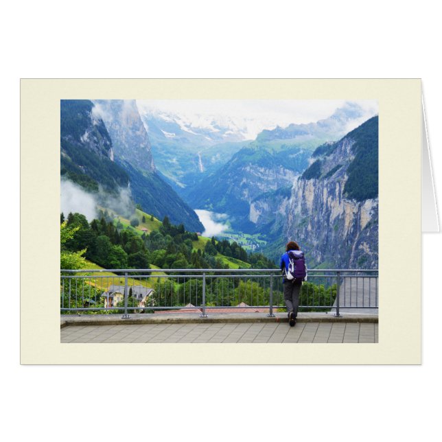Wengen in der Schweiz (Vorderseite (Horizontal))