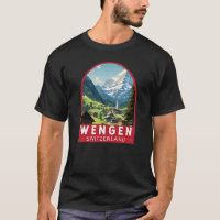 Wengen Schweiz Reisen Vintag