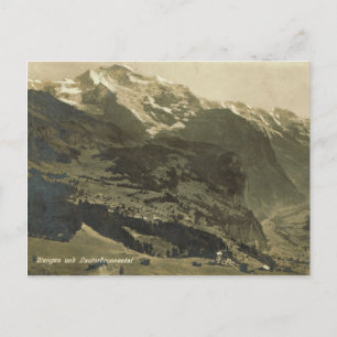 Wengen und Lauterbrunnental Postkarte