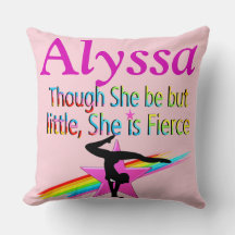 WENIG, ABER FIERCE GYMNASTICS PILLOW