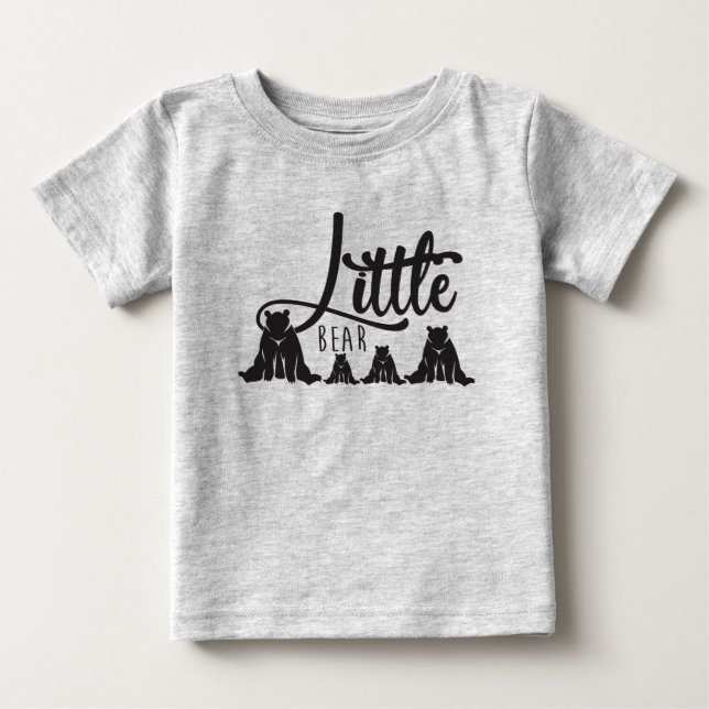 Wenig Bär Baby T-shirt (Vorderseite)