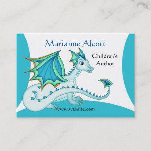 Wenig blaue Drache-Visitenkarte Visitenkarte