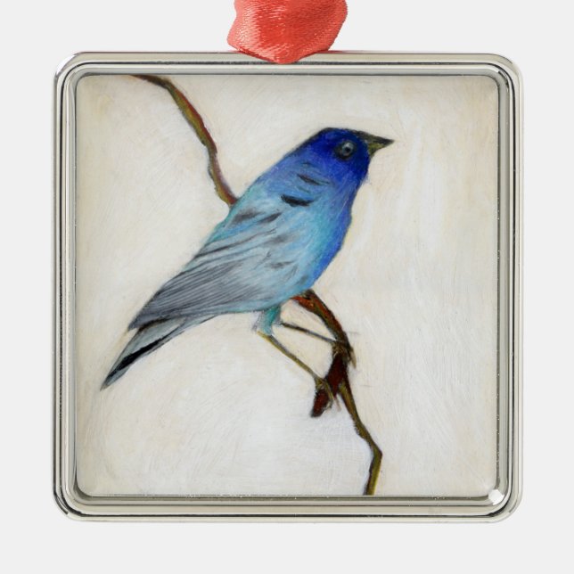 Wenig blaues 2012 silbernes ornament (Vorne)