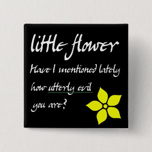 Wenig Blume Button