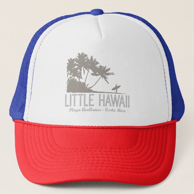 Wenig Brandung Costa Rica Hawaiis Playa Avellanas Truckerkappe (Vorderseite)