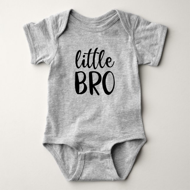 Wenig Bro Baby-Bodysuit-kleiner Bruder Baby Strampler (Vorderseite)
