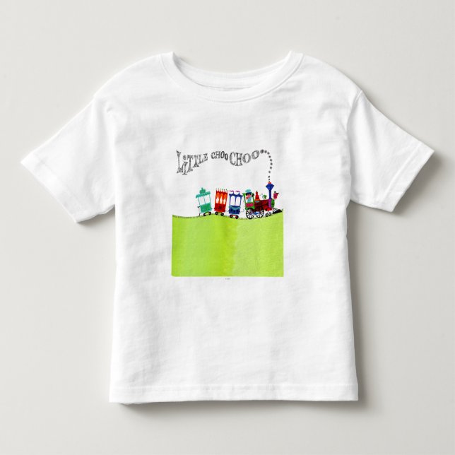 Wenig Choo Choo Kleinkind T-shirt (Vorderseite)