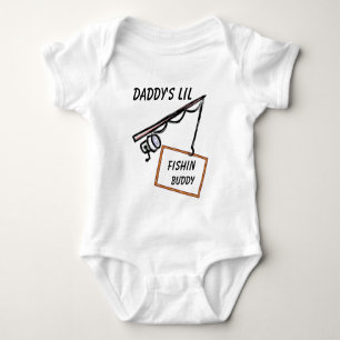 Wenig das Fishin des Vatis Freund Baby Strampler