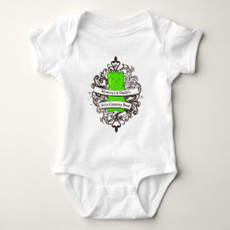 Wenig der Mama u. des Vatis gummiartiger Bär Baby Strampler