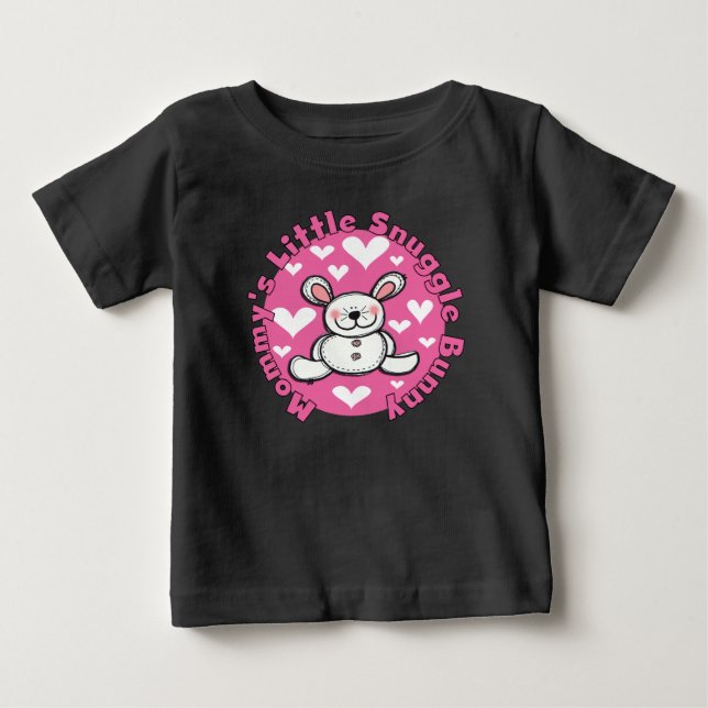 Wenig der Snuggle-Häschen der Mama Baby T-shirt (Vorderseite)