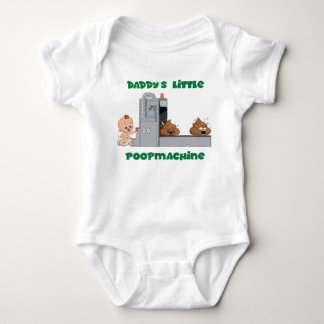Wenig des Vatis kacken Maschinenbabykörper Baby Strampler