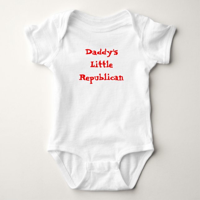 Wenig des Vatis republikanisch Baby Strampler (Vorderseite)
