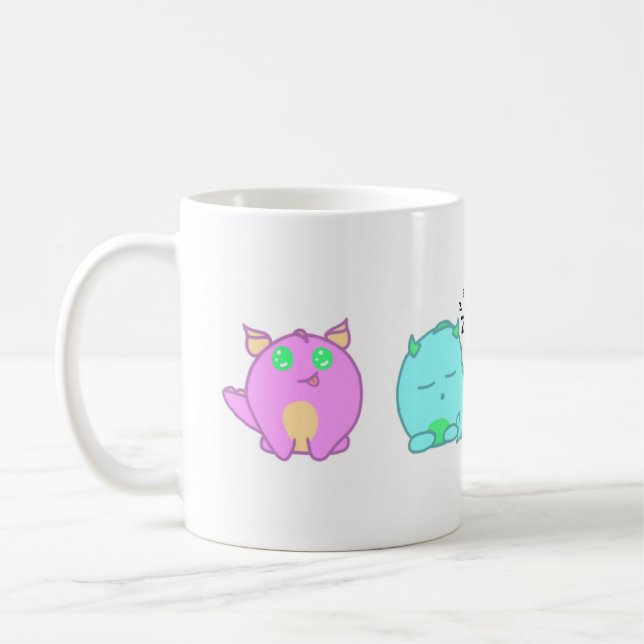 Wenig Drache-Tasse Kaffeetasse (Links)