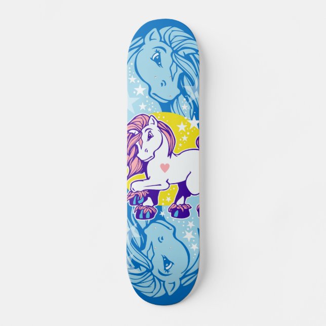 WENIG FANTASIE-PONY SKATEBOARD (Vorderseite)