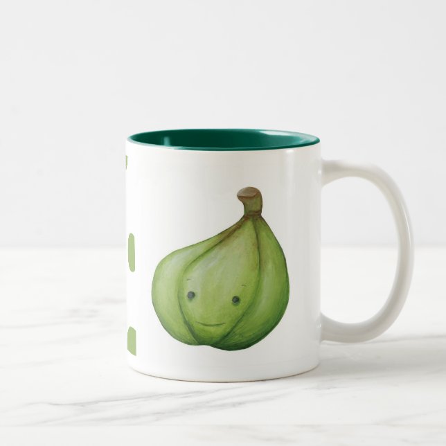 Wenig Feige Zweifarbige Tasse (Rechts)