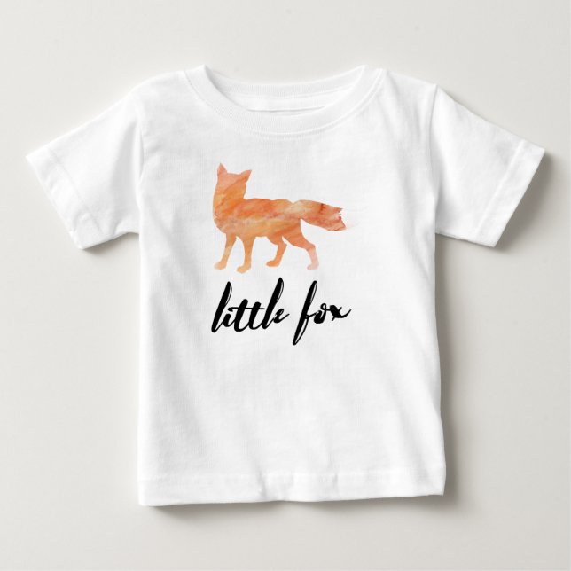 Wenig Fox-Baby-Baseball-T-Shirt Baby T-shirt (Vorderseite)