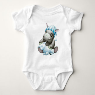 Wenig G der Babyrhino-Säugling Onsie Baby Strampler