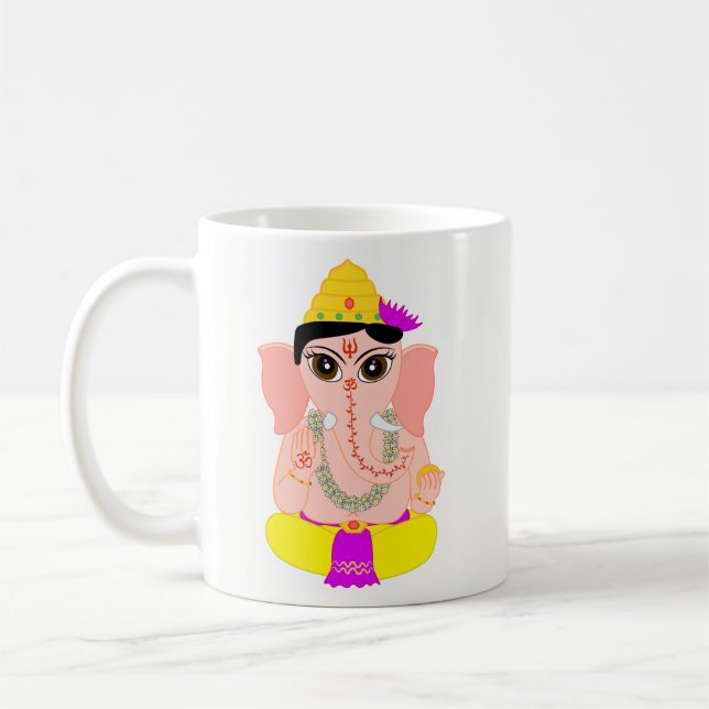 Wenig Ganesha Kaffeetasse (Links)
