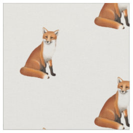 Wenig gekämmtes Baumwollgewebe roten Fox wild Stoff