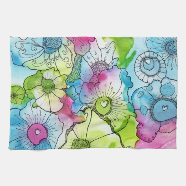 Wenig Herz-Geschirrtuch Geschirrtuch (Horizontal)