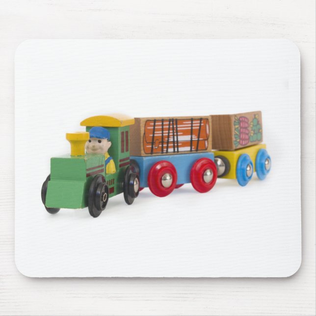 wenig hölzerner Zug Mousepad (Vorne)
