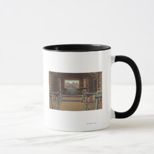 Wenig Klotz-Kirche an Snake River Ansicht Tasse