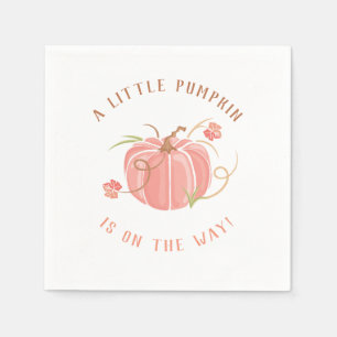 Wenig Kürbis-Babyparty-Serviette Serviette