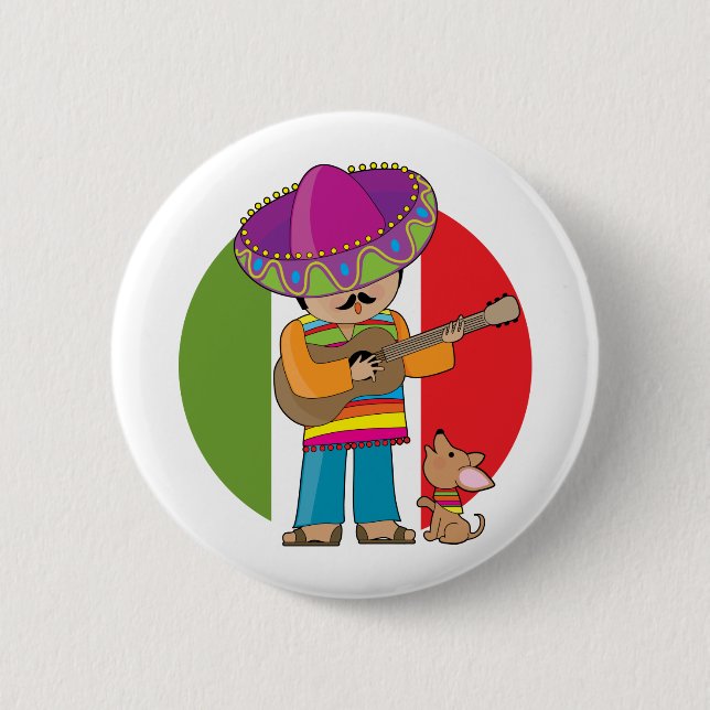 Wenig Mexiko Button (Vorderseite)