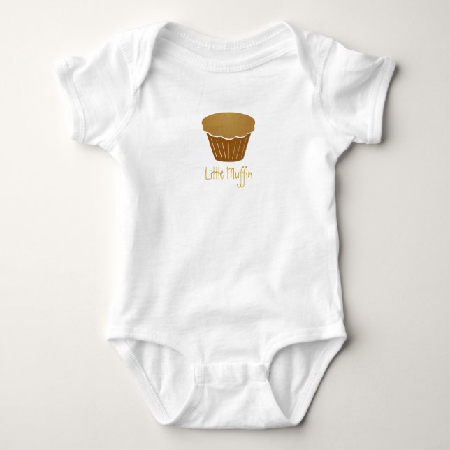 Wenig Muffin Baby Strampler (Vorderseite)