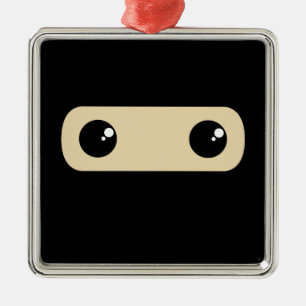 Wenig Ninja Ornament Aus Metall