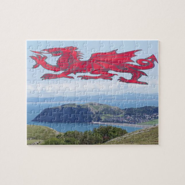 Wenig Orme mit Waliser-Drachen (Horizontal)