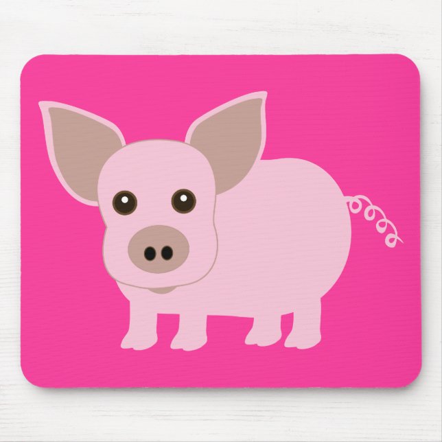 Wenig Piggie Mousepad (Vorne)
