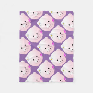 Wenig piggy fleecedecke
