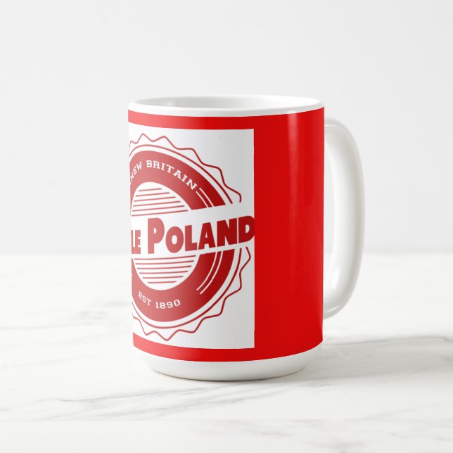 Wenig Polen-Tasse Kaffeetasse (VorderseiteRechts)