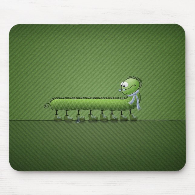 Wenig Problem (Grün) Mousepad (Vorne)